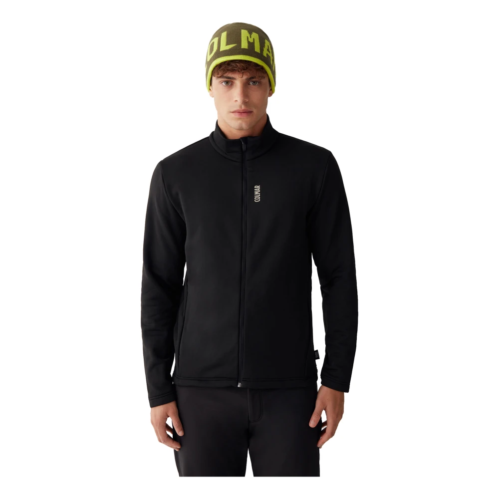 Colmar Zwarte thermische trui met rits Black Heren