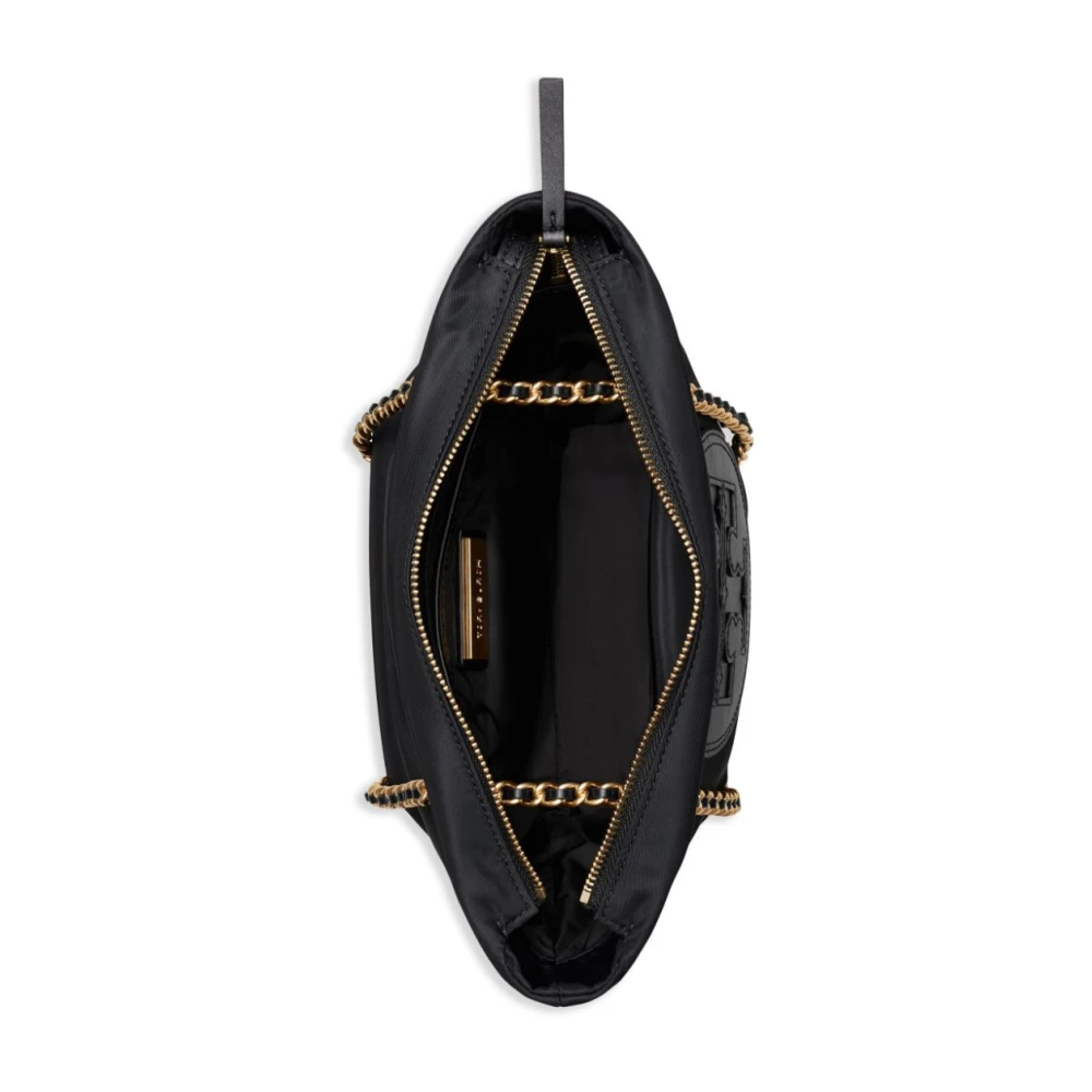TORY BURCH Zwarte Ketting-Link Handtas Black Dames