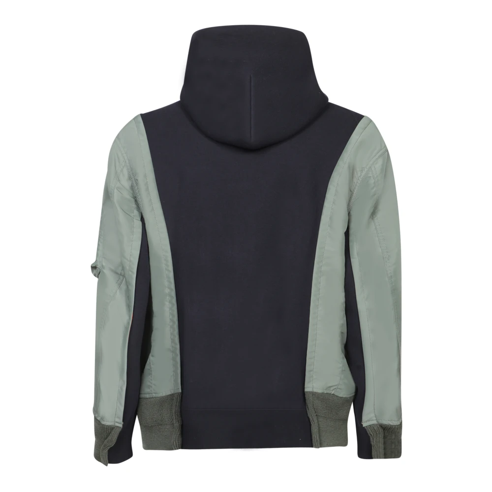 Sacai Blauwe Jas voor Mannen Aw24 Blue Heren