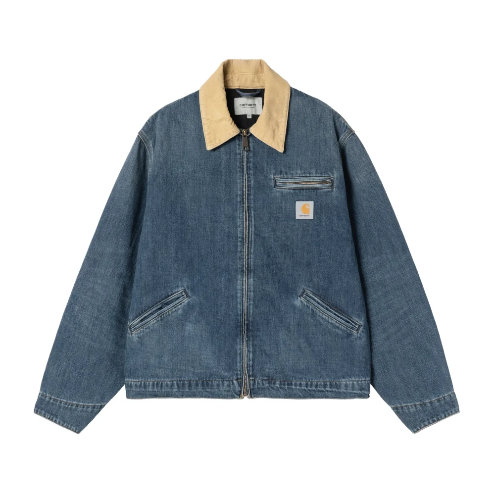 Carhartt Wip Men's Blue Denim Jackets, L, Og Detroit Jacket