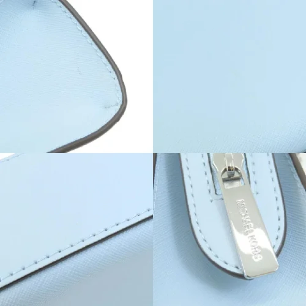 Michael Kors Pre-owned Leather shoulder-bags Blue Dames