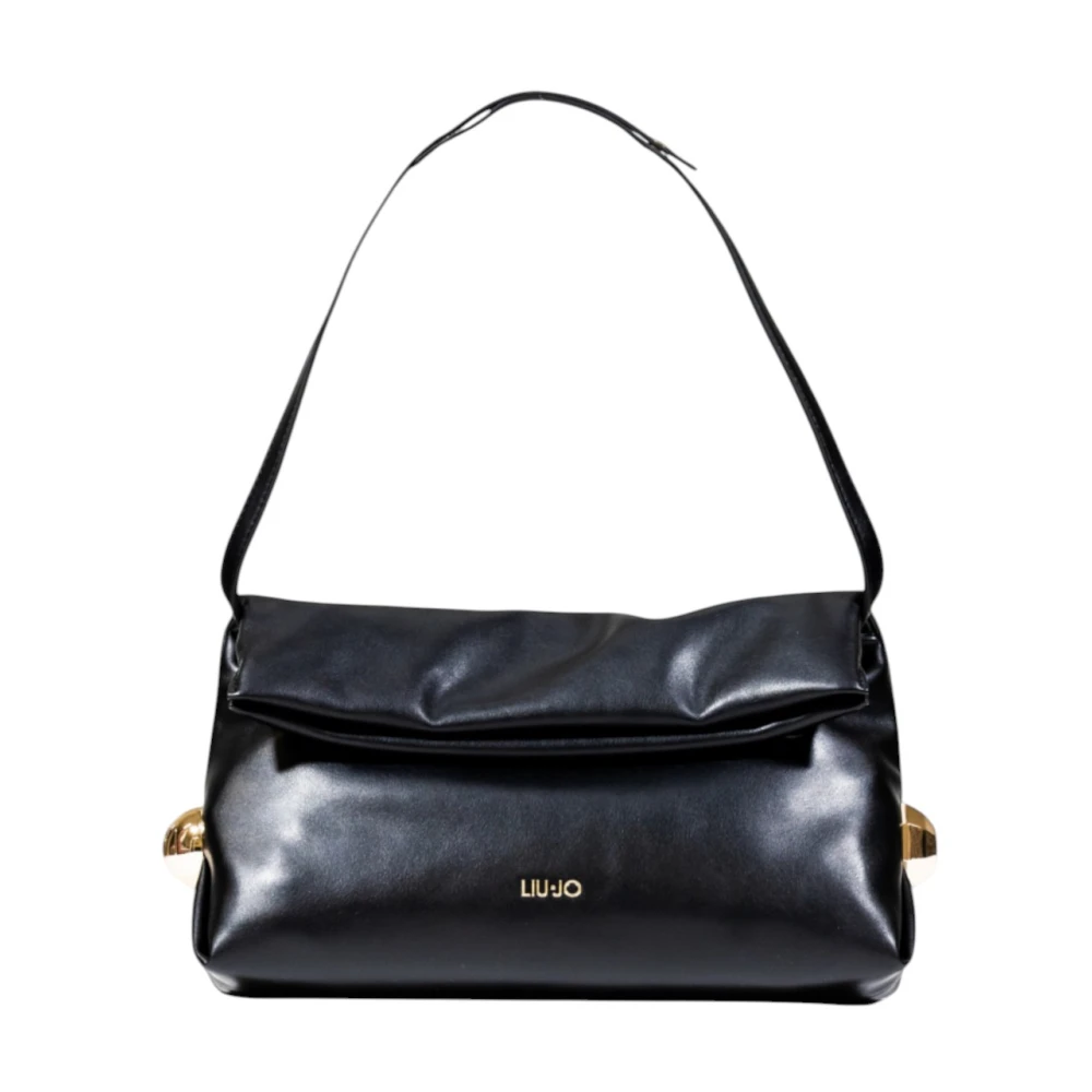Liu Jo Women's Black Shoulder Bags, One Size, Elegant Clutch Bag With Handle