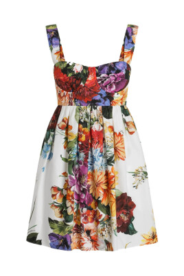 white-bustier-style-pleated-skirt-dress