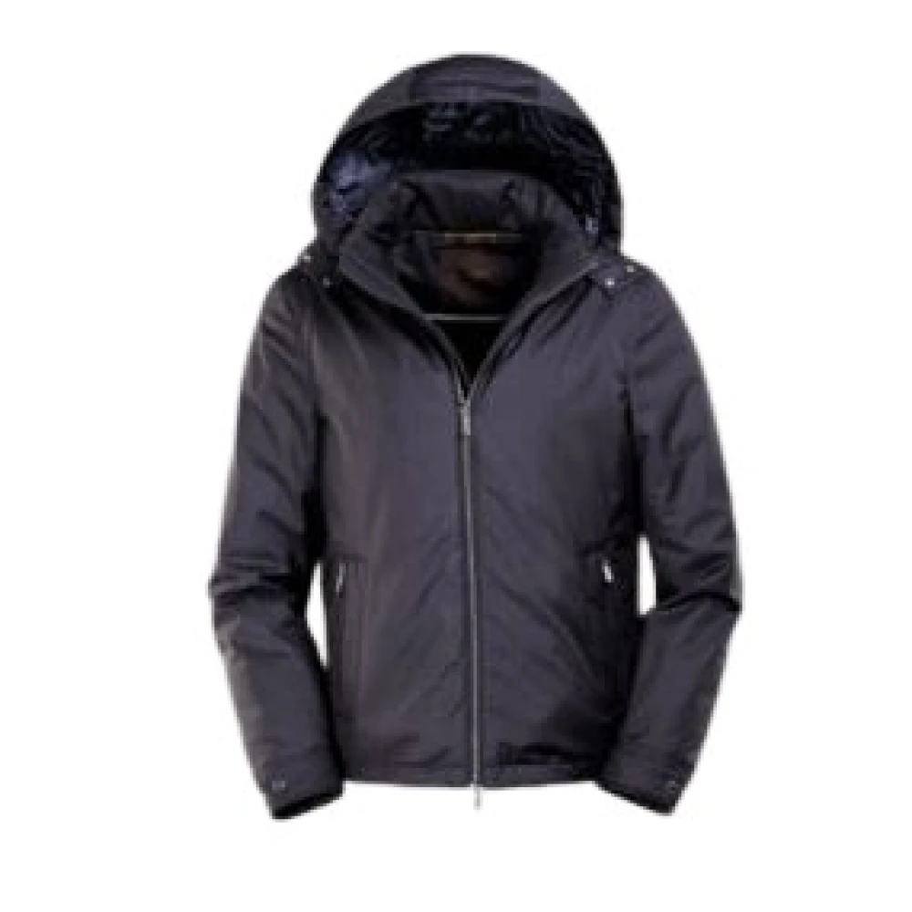 Moorer Zwarte Winterjassen Black Heren