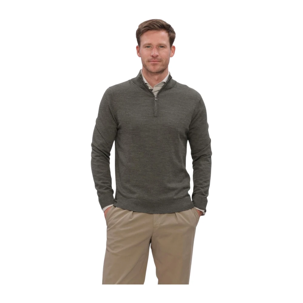 Profuomo Merino Fine-Knit Half-Zip Sweater - Bild 5