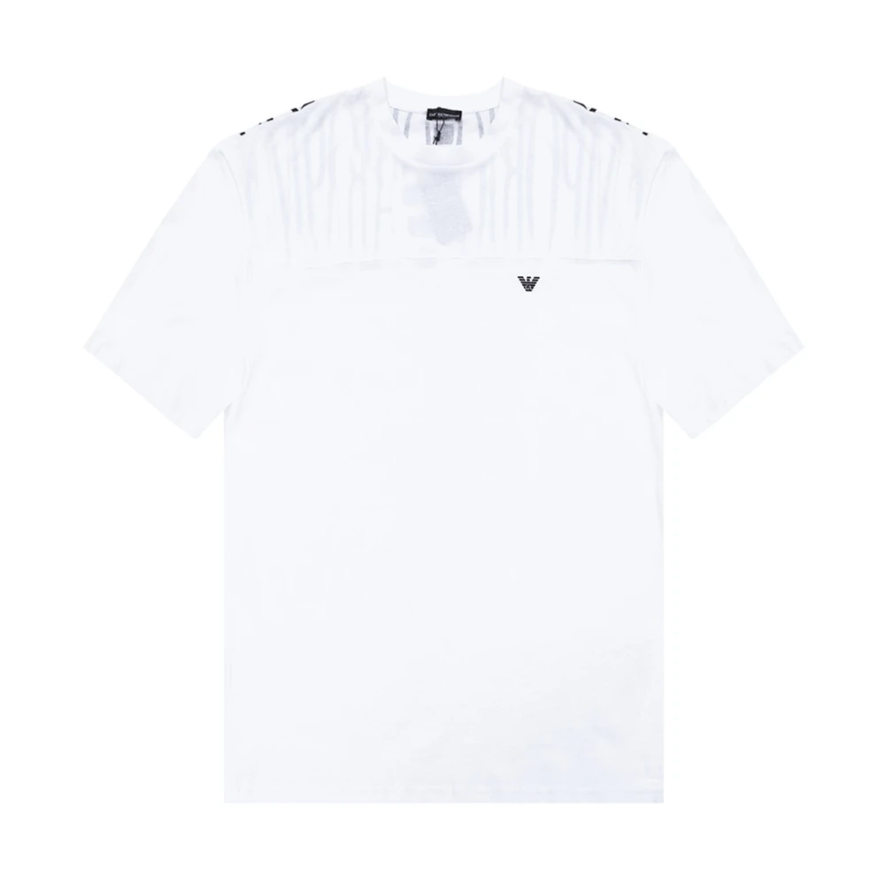 Emporio Armani Logo T-Shirt White, Herr