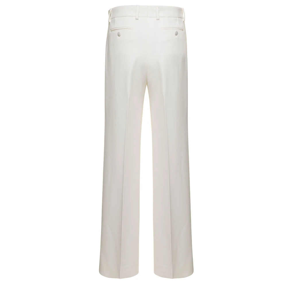 Dolce & Gabbana Witte Broek met Pants Look 46 White Dames