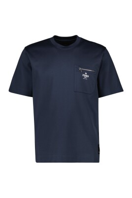 blue-marine-round-neck-short-sleeve-t-shirt
