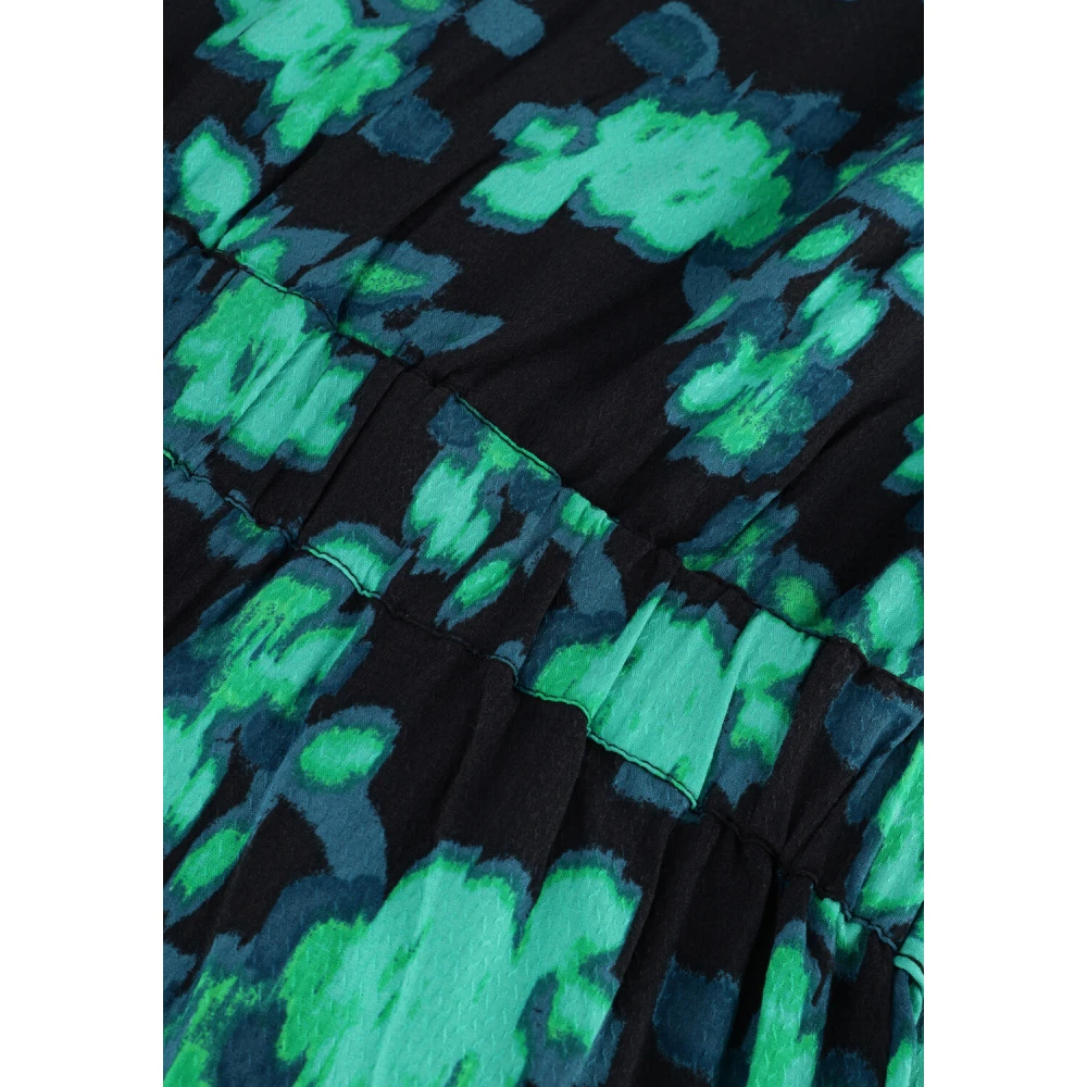 Y.A.S Zwarte Maxi Shirtjurk voor Vrouwen Multicolor Dames