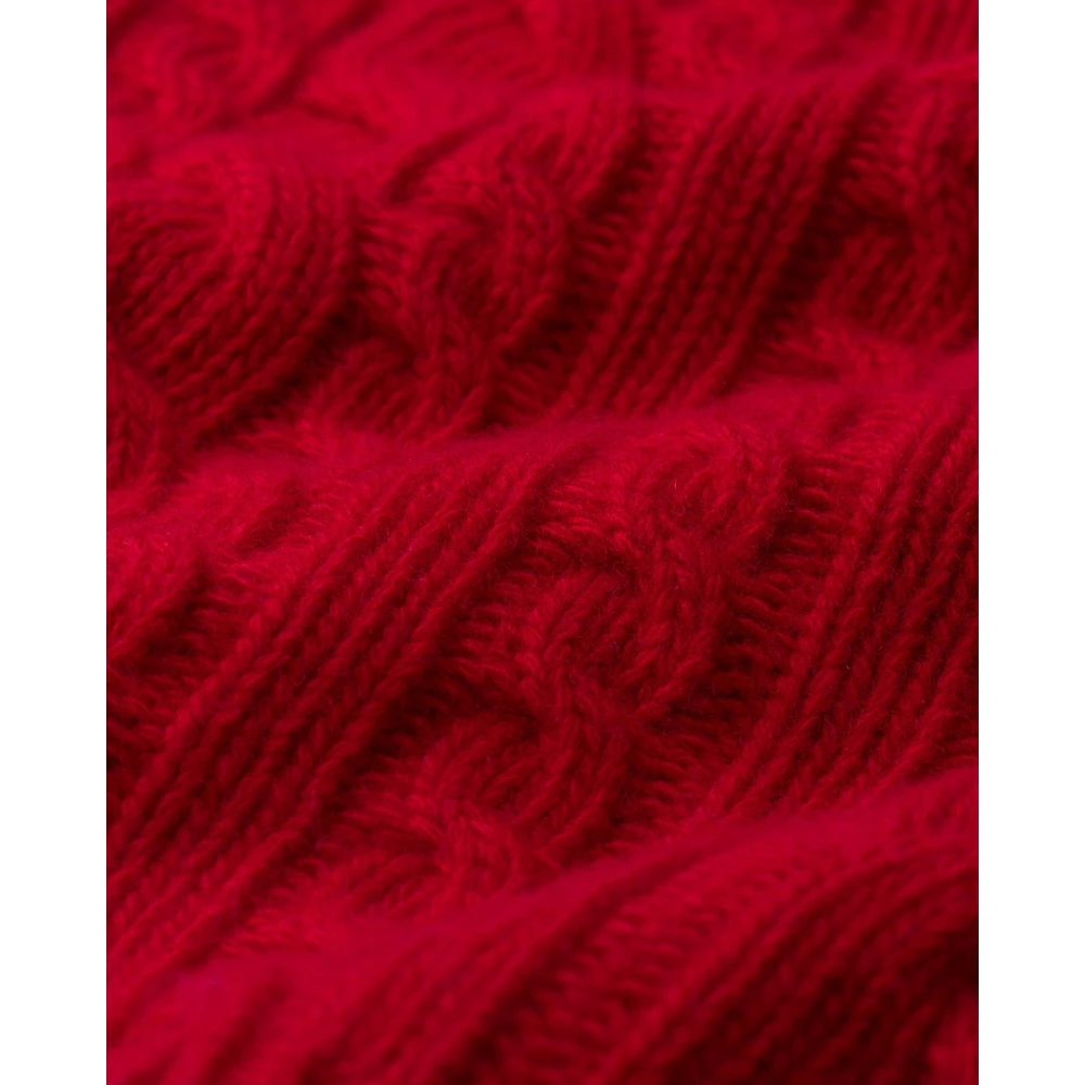 IVY OAK Gebreide trui met Raglanmouwen Red Dames