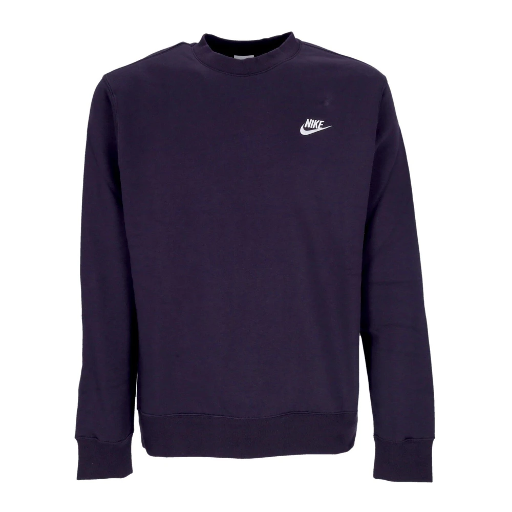 Nike Club Crew BB Sweatshirt Cave Purple White Purple Heren