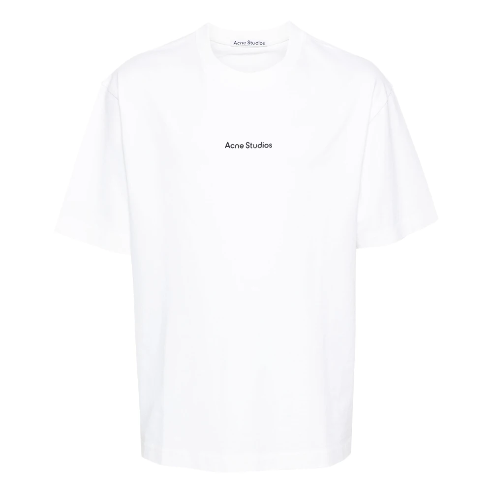 Acne Studios Casual Katoenen T-shirt voor Mannen White Heren