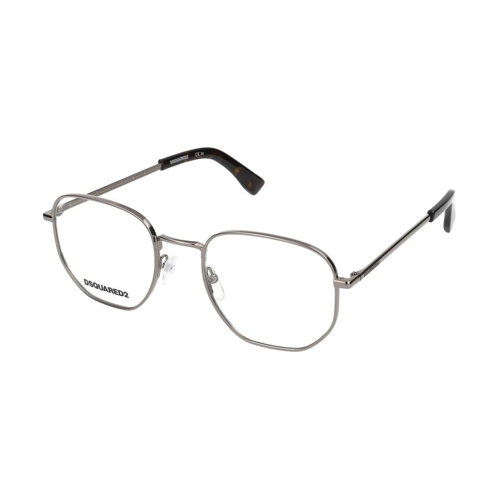 Dsquared2 Men's Gray Stylish Eyeglasses Ruthenium