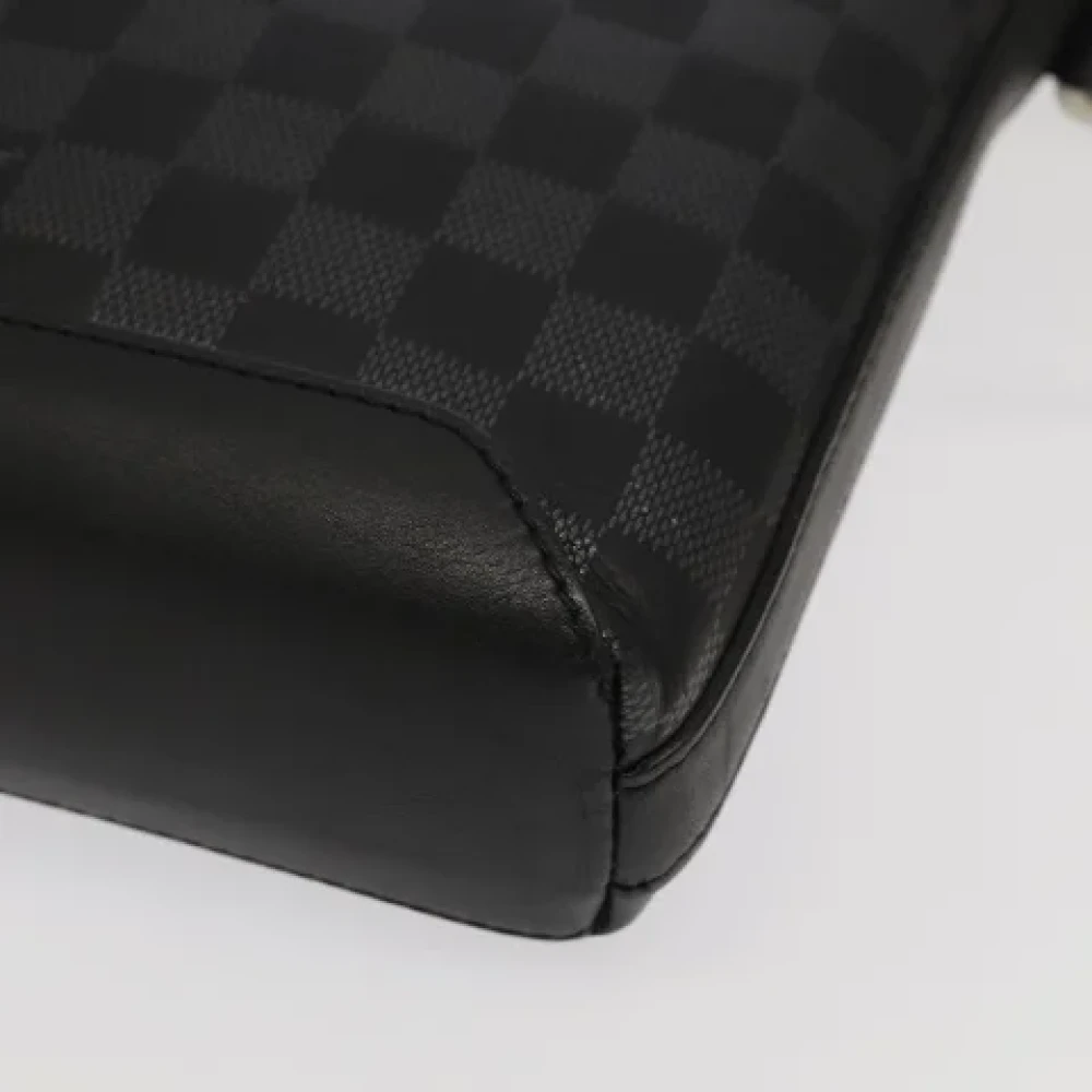 Louis Vuitton Vintage Pre-owned Leather shoulder-bags Black Dames