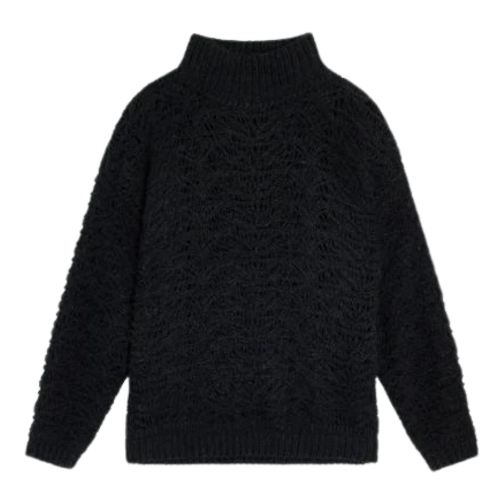 Semicouture Women's Black Jumper Stylish Model - Turtlenecks - Xs - Knitwear