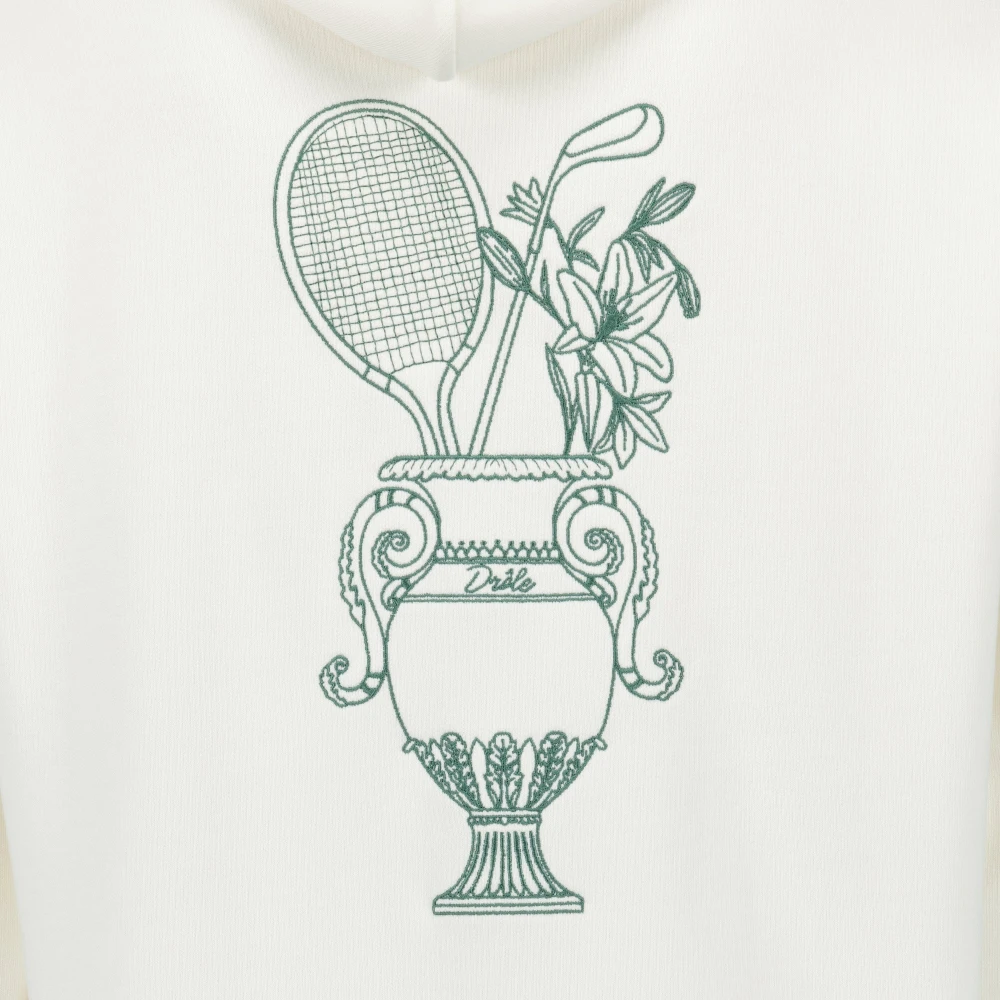 Drole de Monsieur Medicis Sport hoodie White Heren