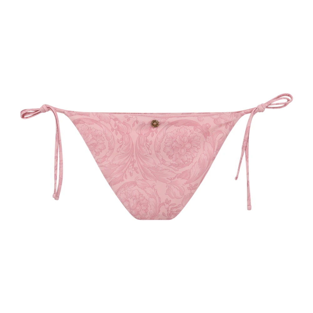 Versace Barok Print Bikini Slip Pink Dames