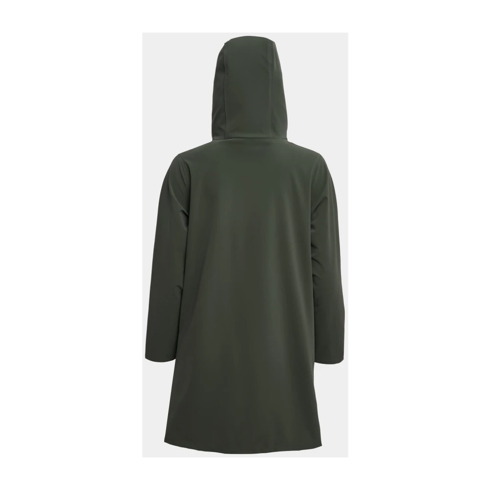 Stutterheim Lichtgewicht Matte A-Lijn Regenjas Green Dames