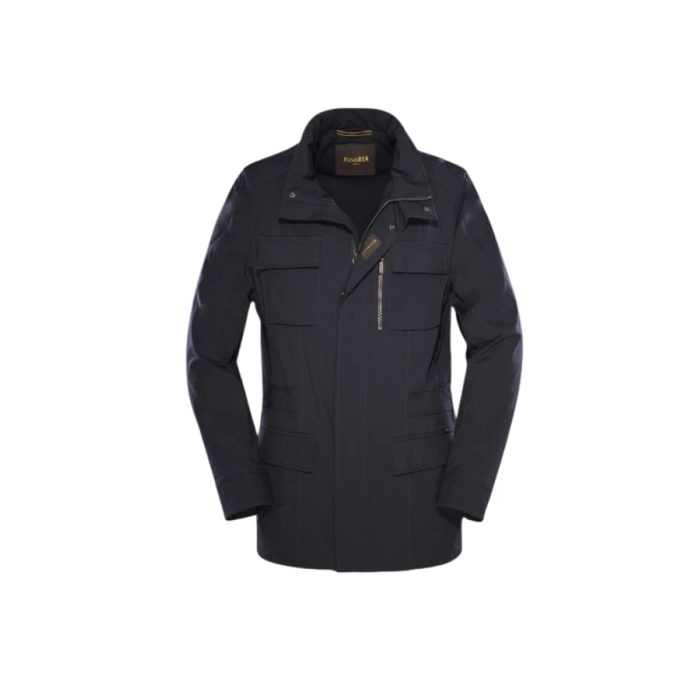 Moorer Stijlvol Array Grote Jas Blue Heren