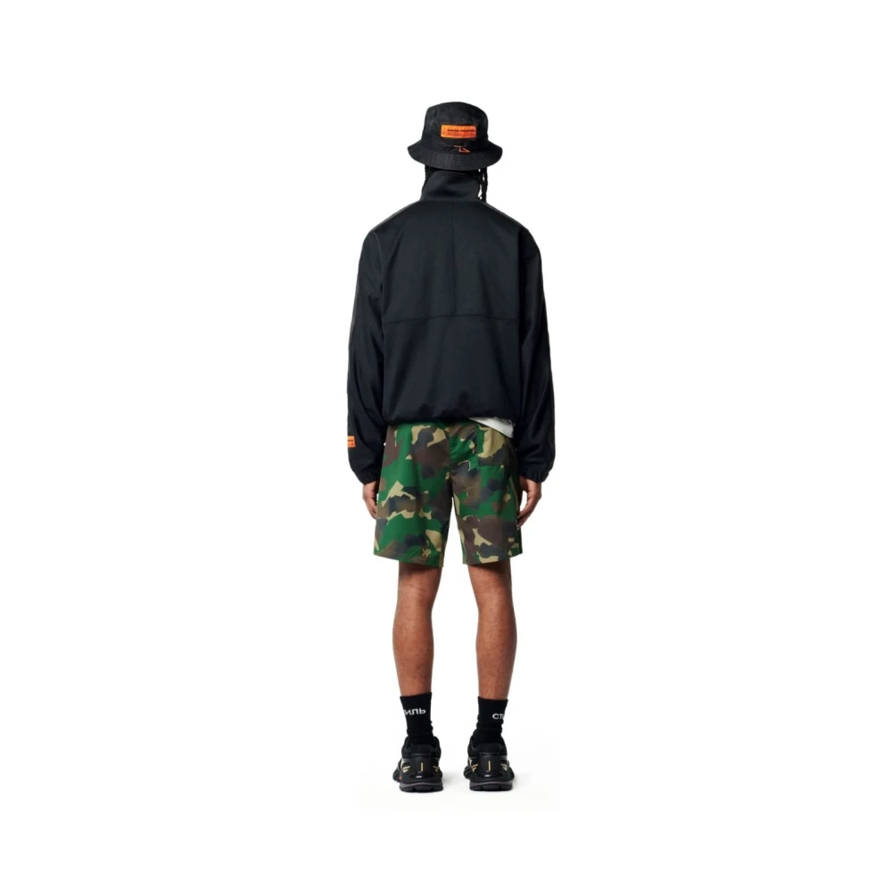 Heron Preston Camouflage Logo Zwemshorts Militair Groen Green Heren