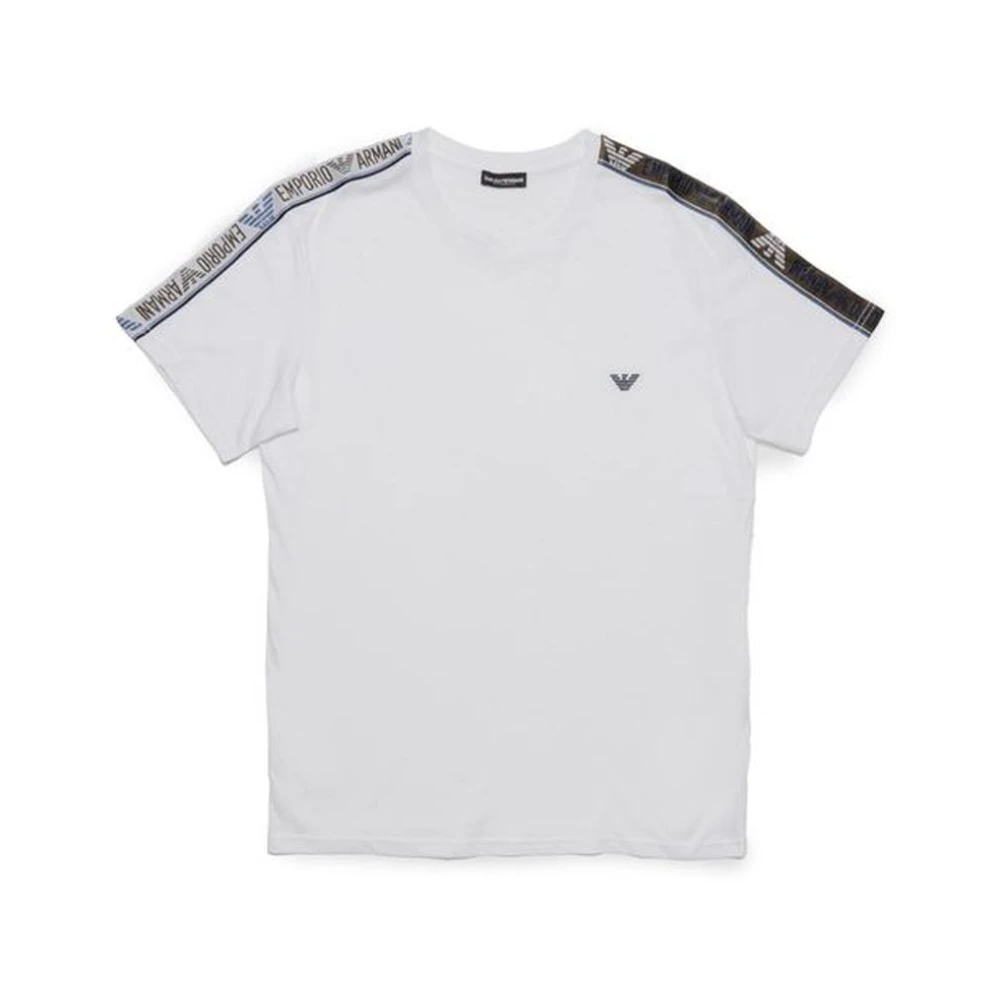 Emporio Armani Katoenen Crew Neck T-Shirt White Heren