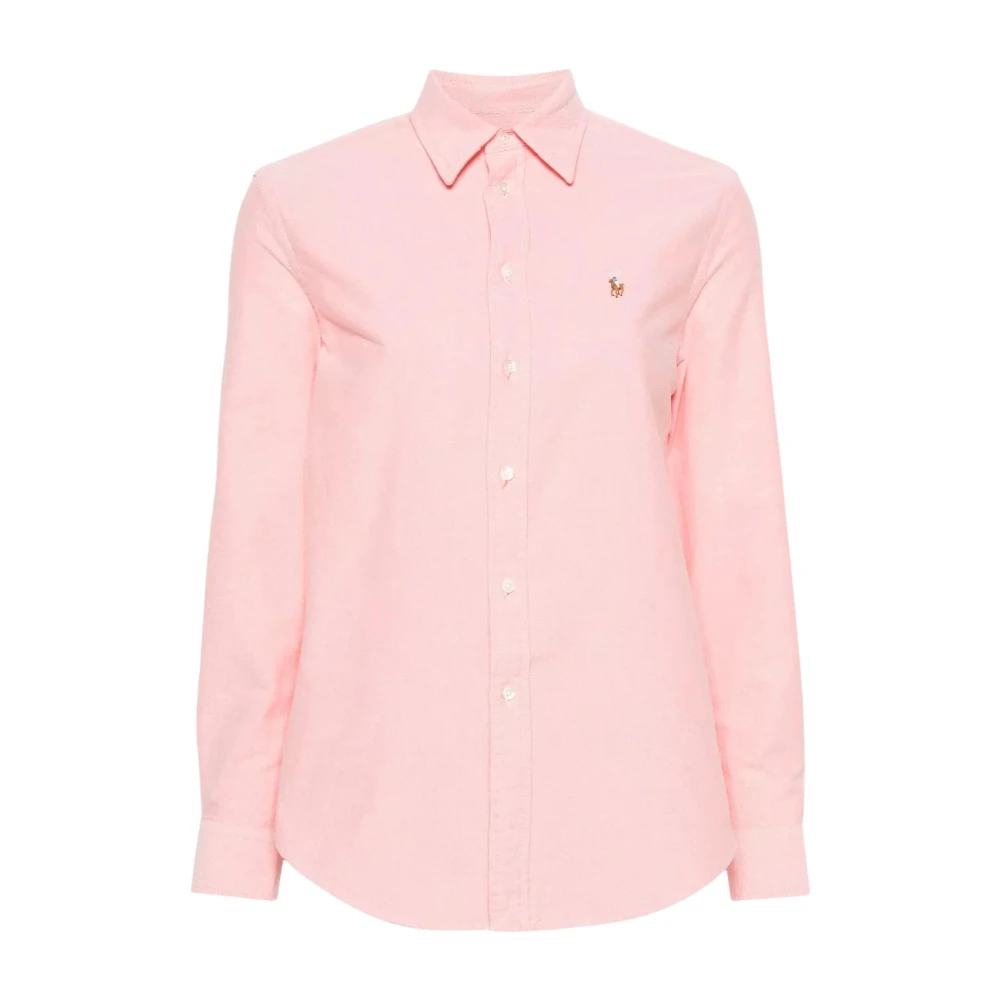 Ralph Lauren Katoenen Oxford overhemd Pink Dames