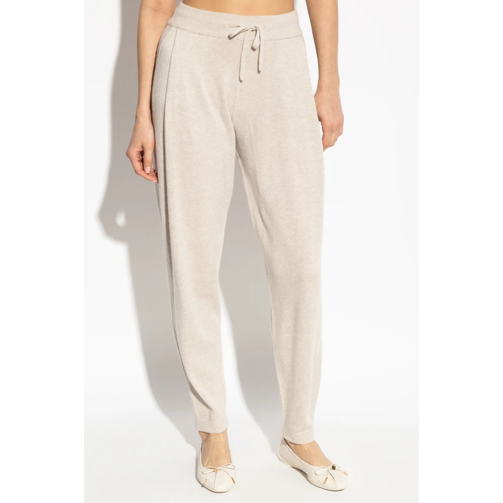 Lisa Yang Kasjmierbroek Beige Dames