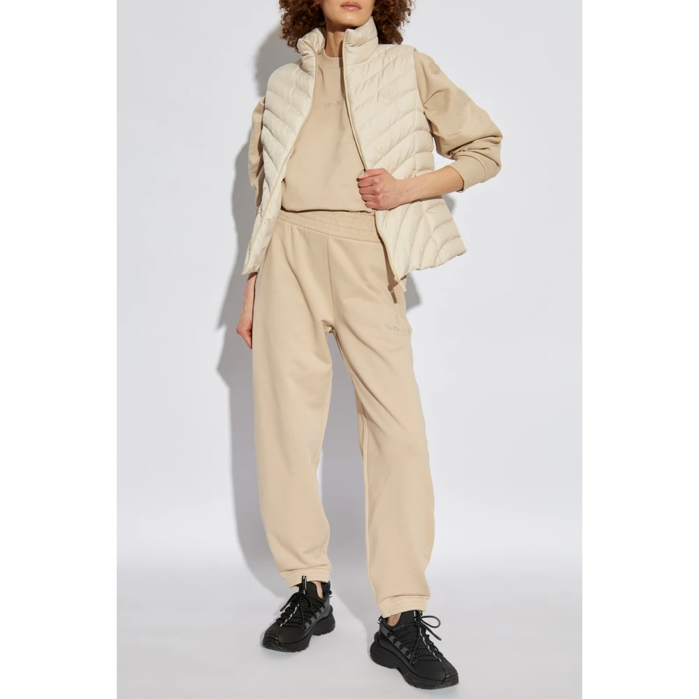 Moncler Donsvest Granes Beige Dames