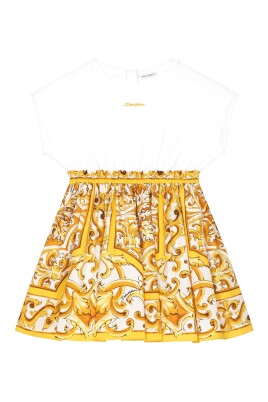 yellow-majolica-print-kids-dress