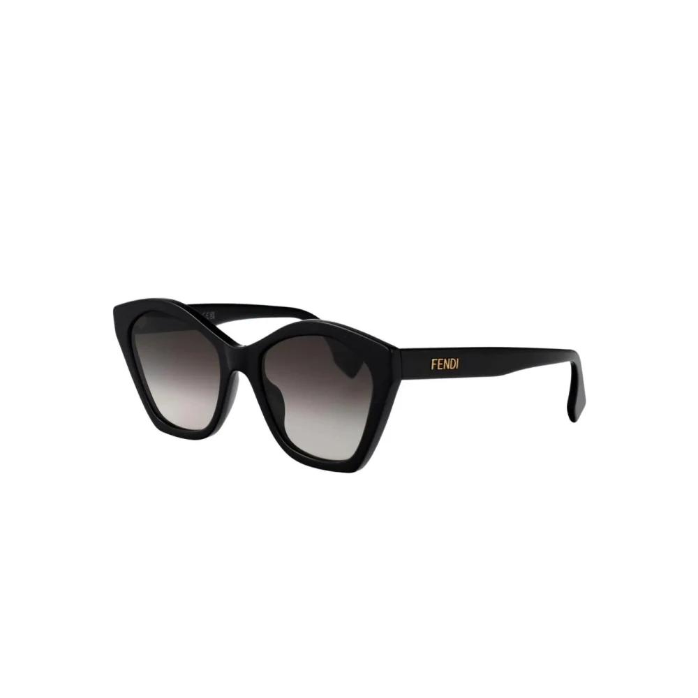 Fendi Women's Black Sunglasses, 54 Mm, Lettering Sunglasses