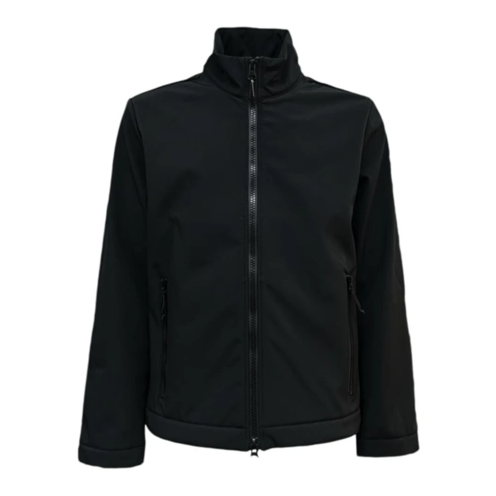RefrigiWear Zenit jack met logo op mouw Black Heren