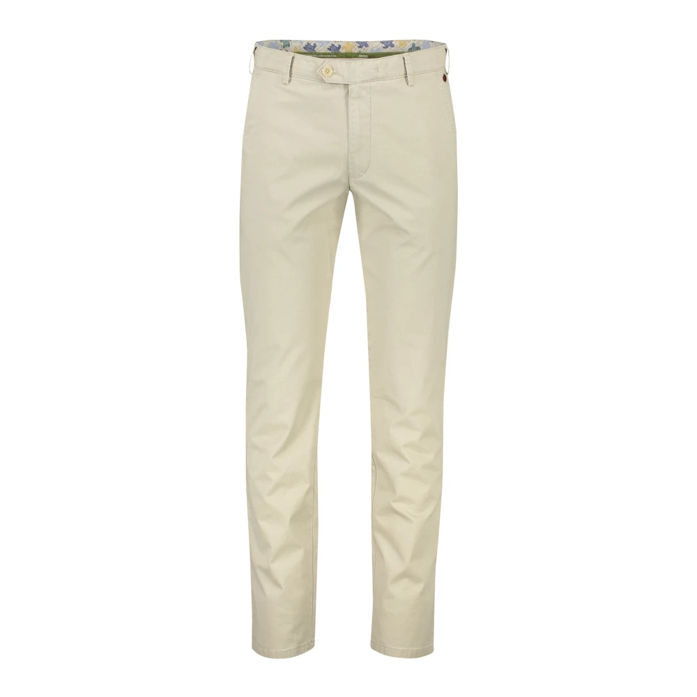 Meyer Slim Fit Beige Chinos Beige Heren
