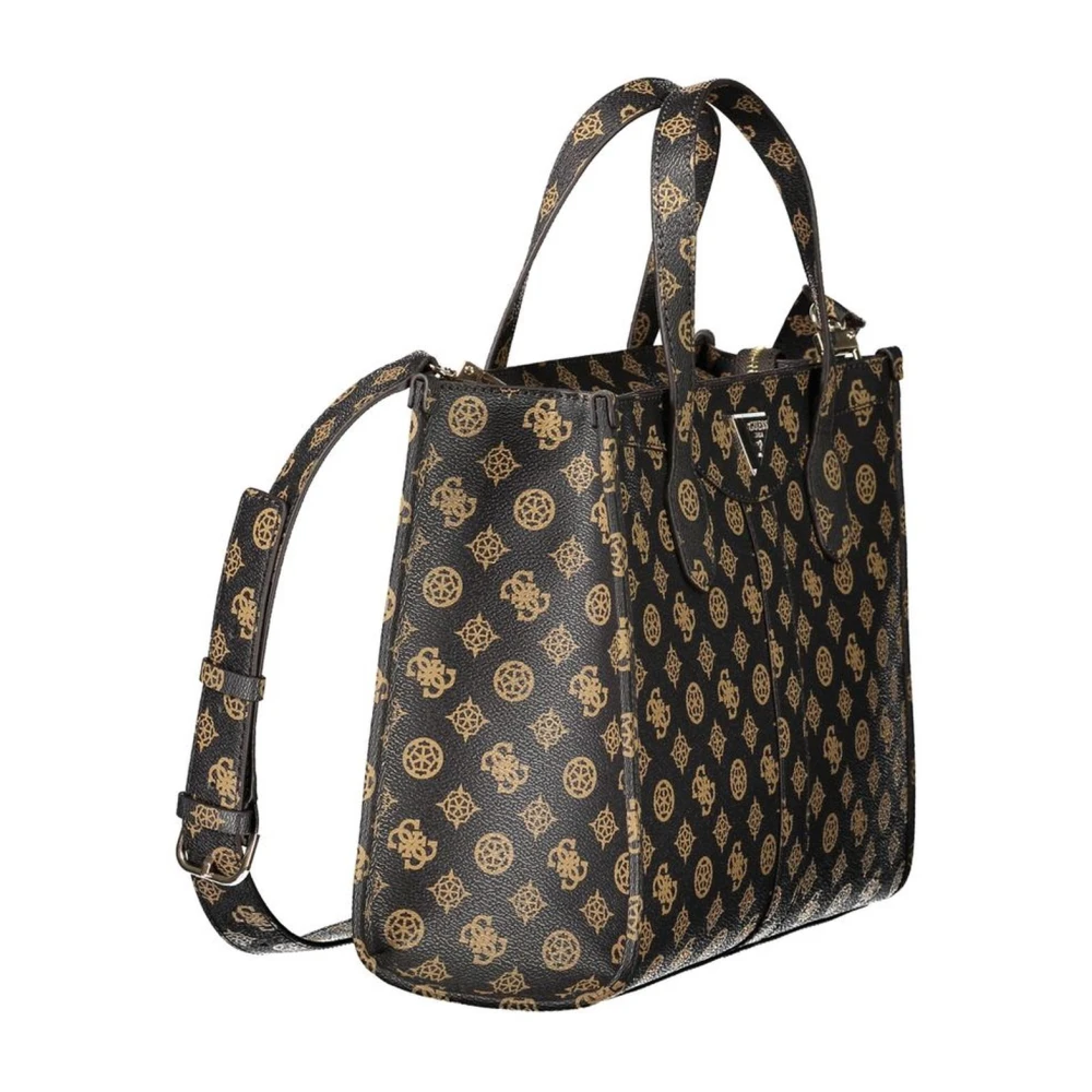 Guess Bruine Satchel Handtas voor Vrouwen Brown Dames