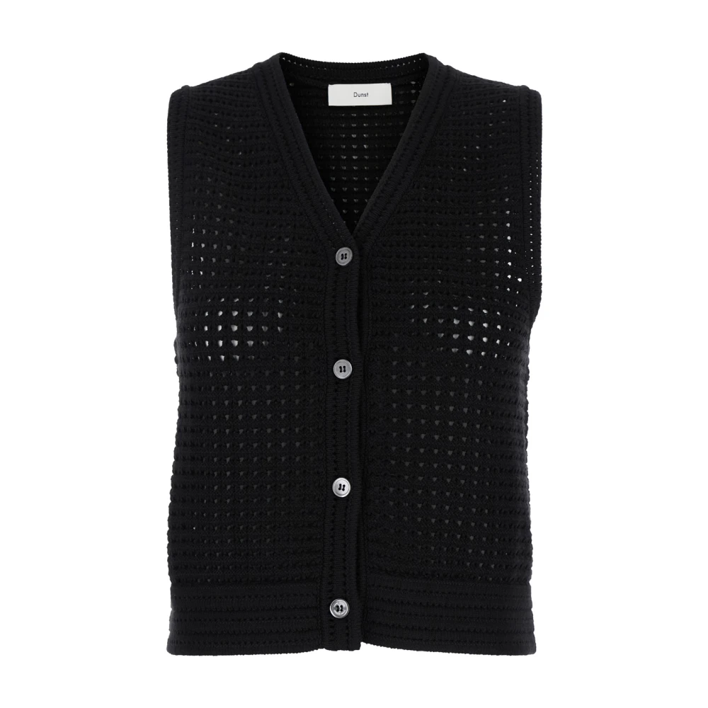 Dunst Sleeveless Knitwear Black Dames