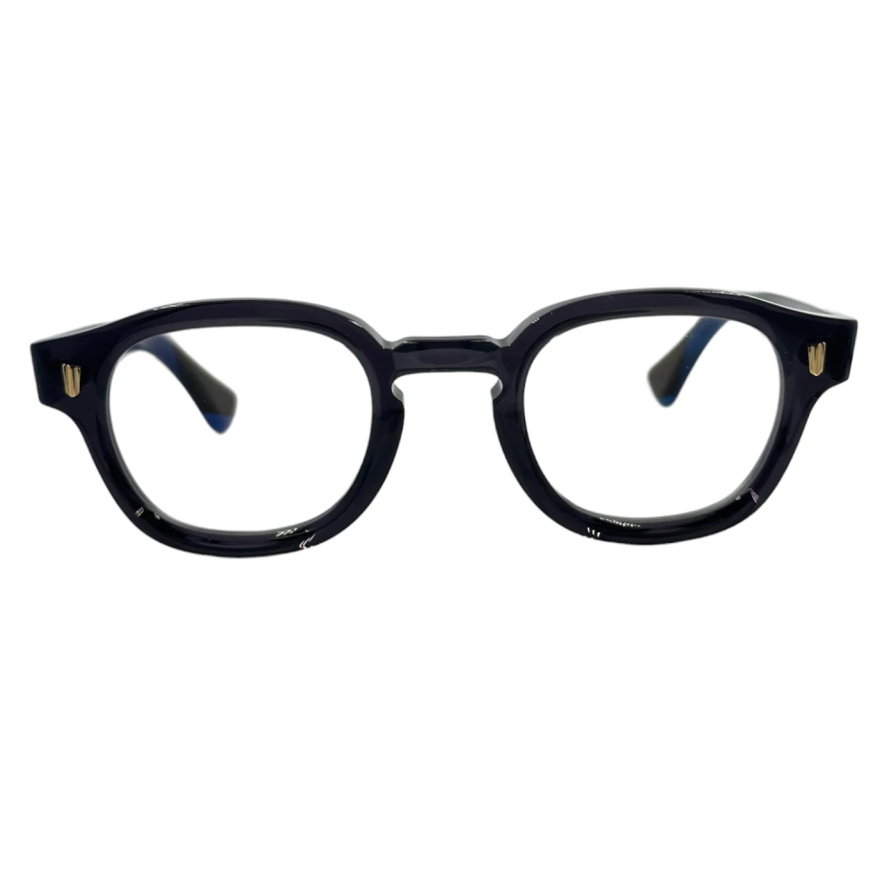 Cutler And Gross Afgeronde vierkante bril Grijs Transparant Black Unisex