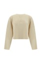 sweatshirt-en-coton-a-encolure-cotelee