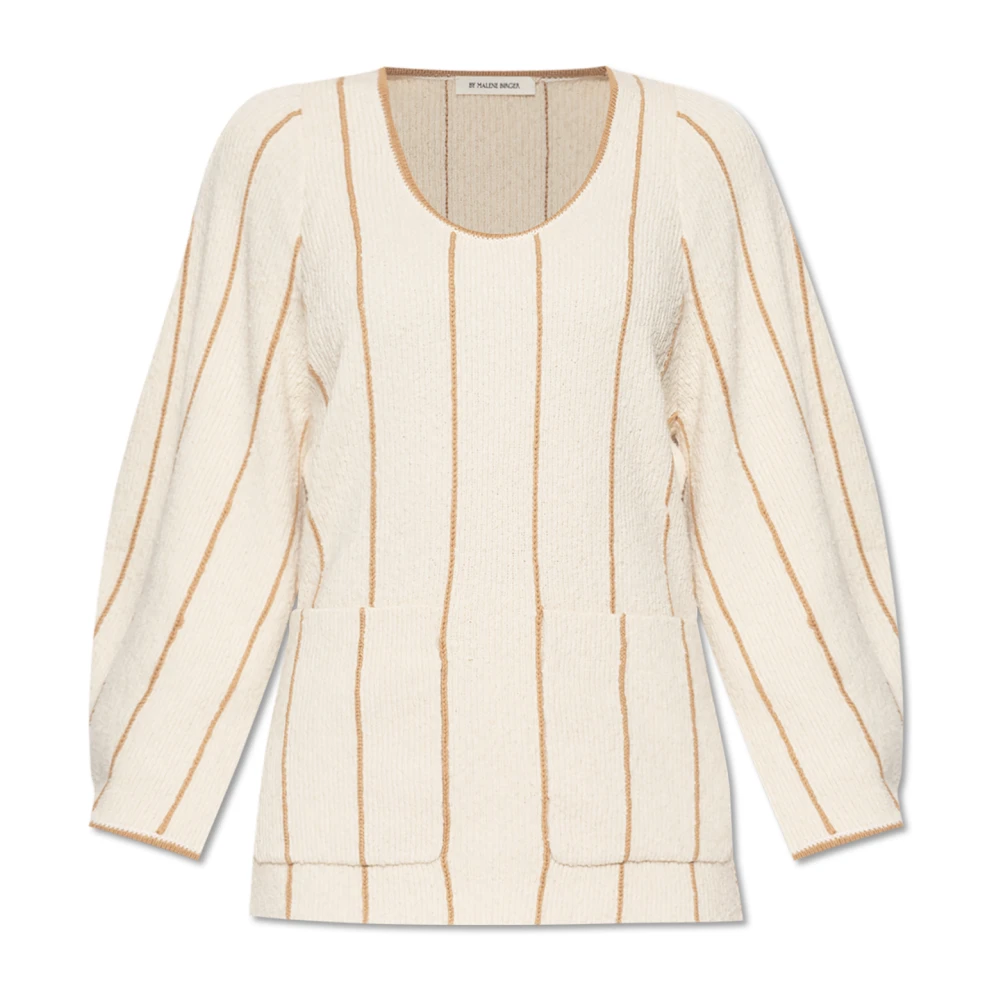 By Malene Birger Gestreepte trui Zoita By Herenne Birger Beige Dames