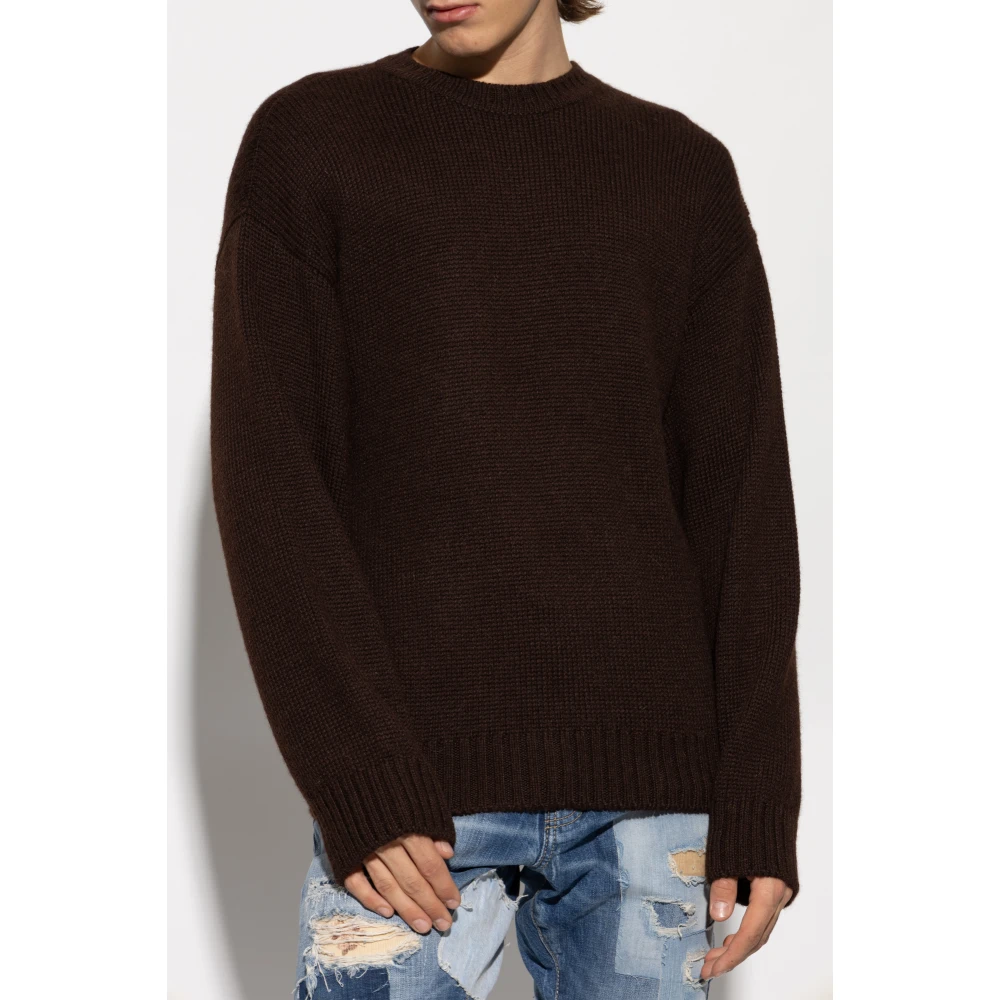 Dsquared2 Wollen trui Brown Heren