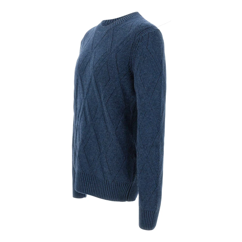 Gran Sasso Kasjmiertrui Blauwe Diamantverbindingen Blue Heren