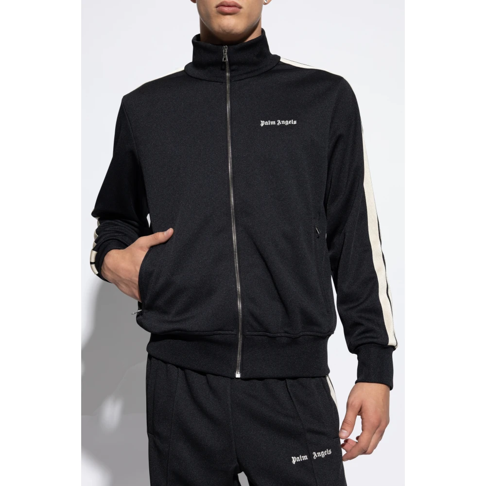 Palm Angels Sweatshirt met Logo Black Heren