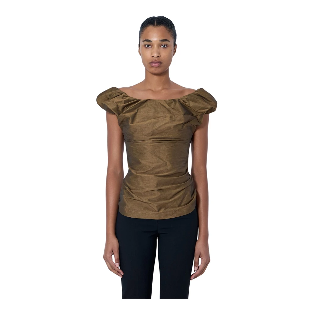 Vivienne Westwood Vrouw Bruin Overhemden Dames, S, Tops