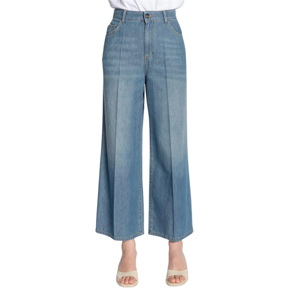 Kaos - Jeans > Wide Jeans - Blue - Kaos - Modalova