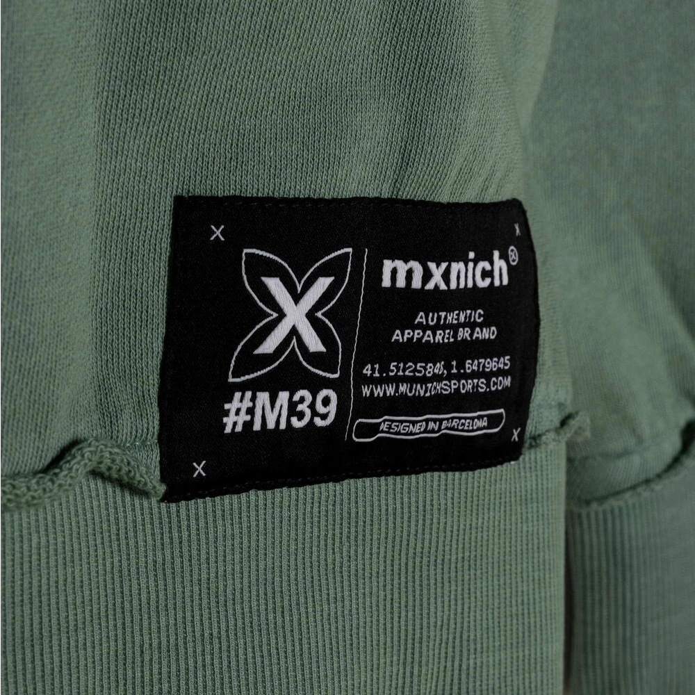 Munich Groene Streetwear Hoodie Oversize Green Heren