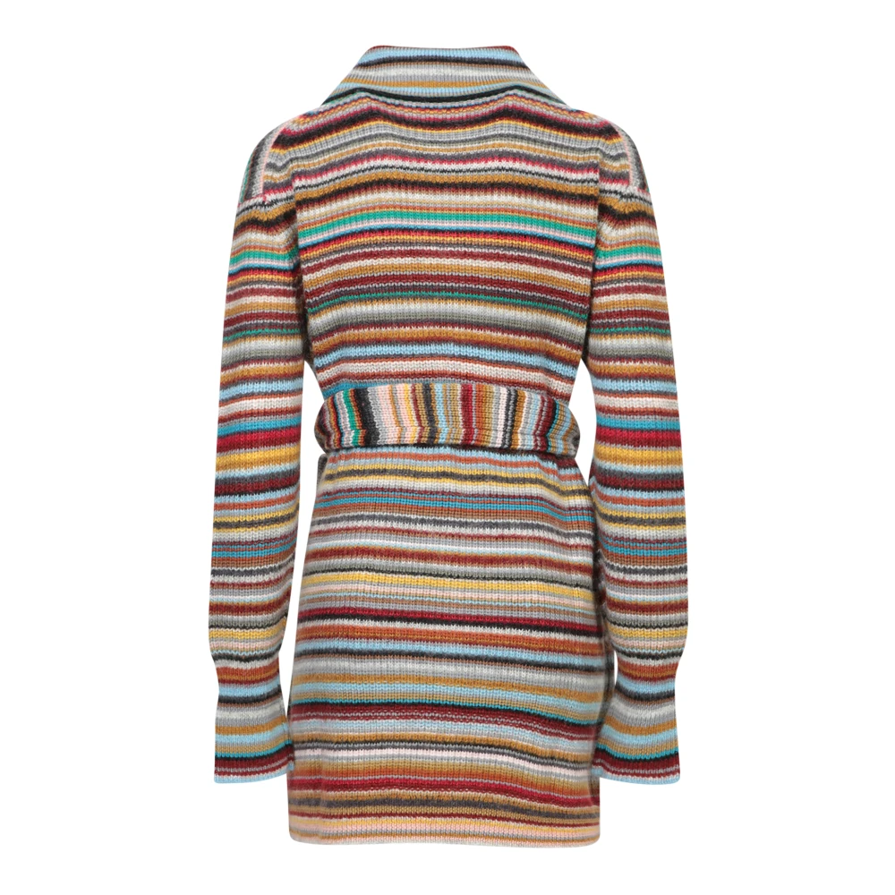PS By Paul Smith Gestreepte Lange Vest Trui Multicolor Dames