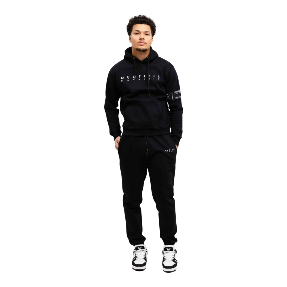 Quotrell Zwart Heren Trainingspak Hoodie Winter Black Heren