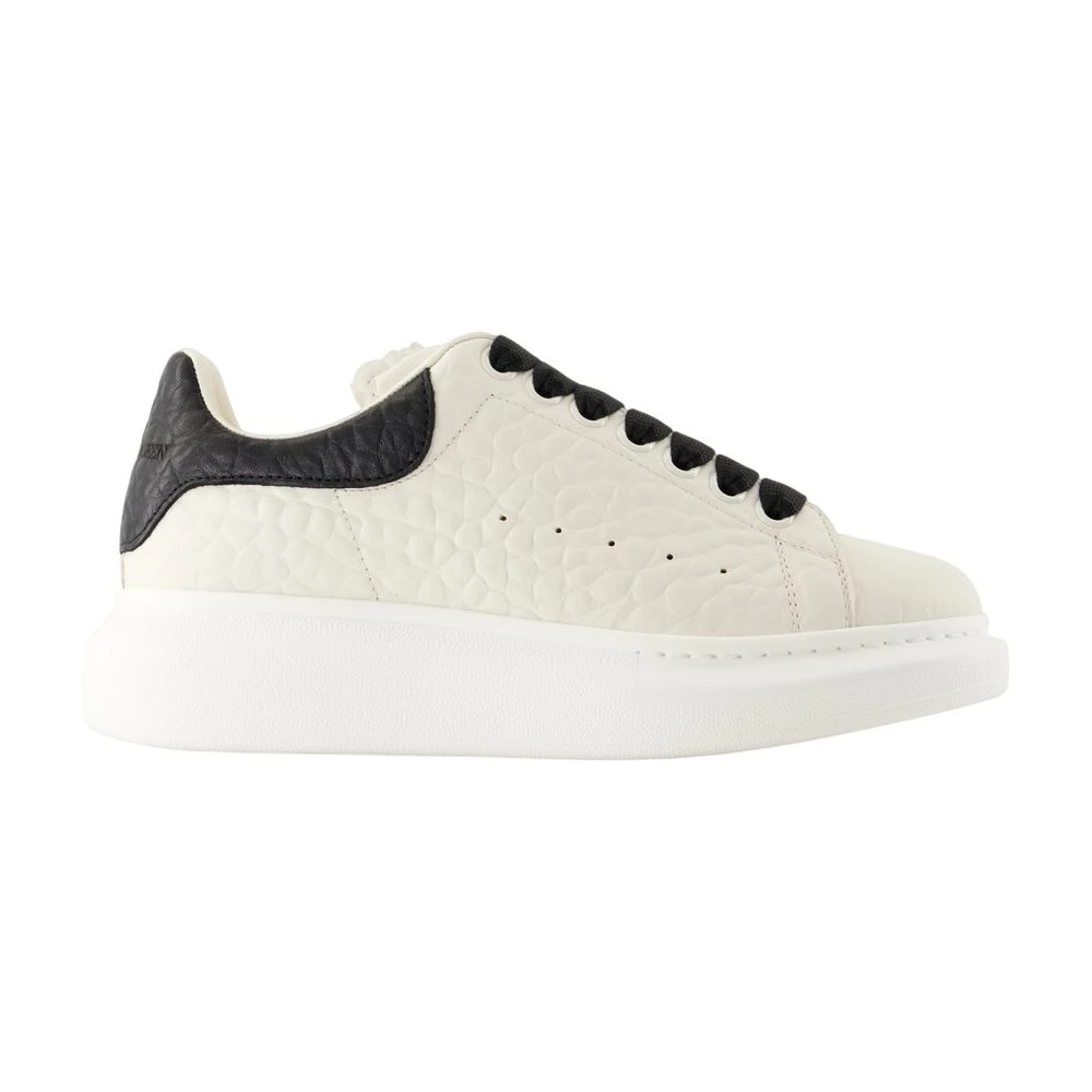 Alexander Mcqueen Women's White Leather Oversized Trainers