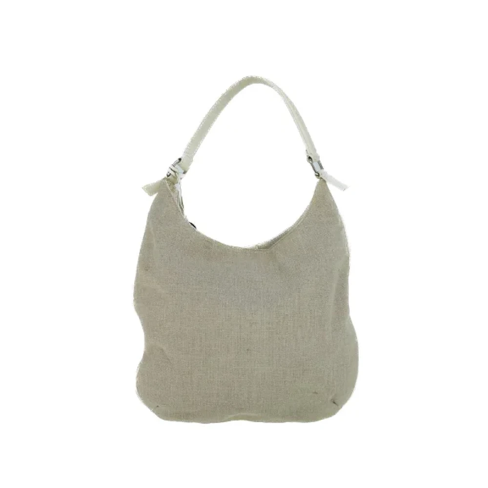 Fendi Vintage Pre-owned Canvas fendi-bags Beige Dames