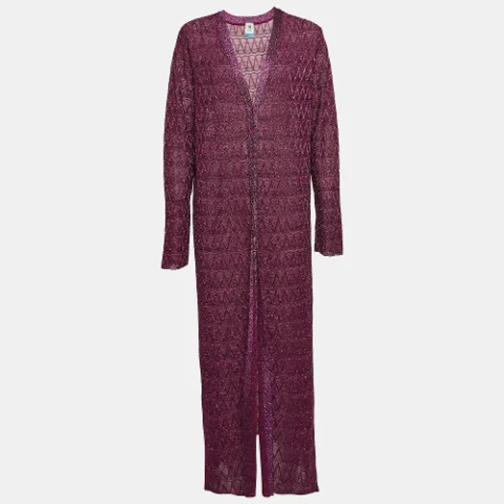 Missoni Pre-owned Fabric dresses Purple Dames