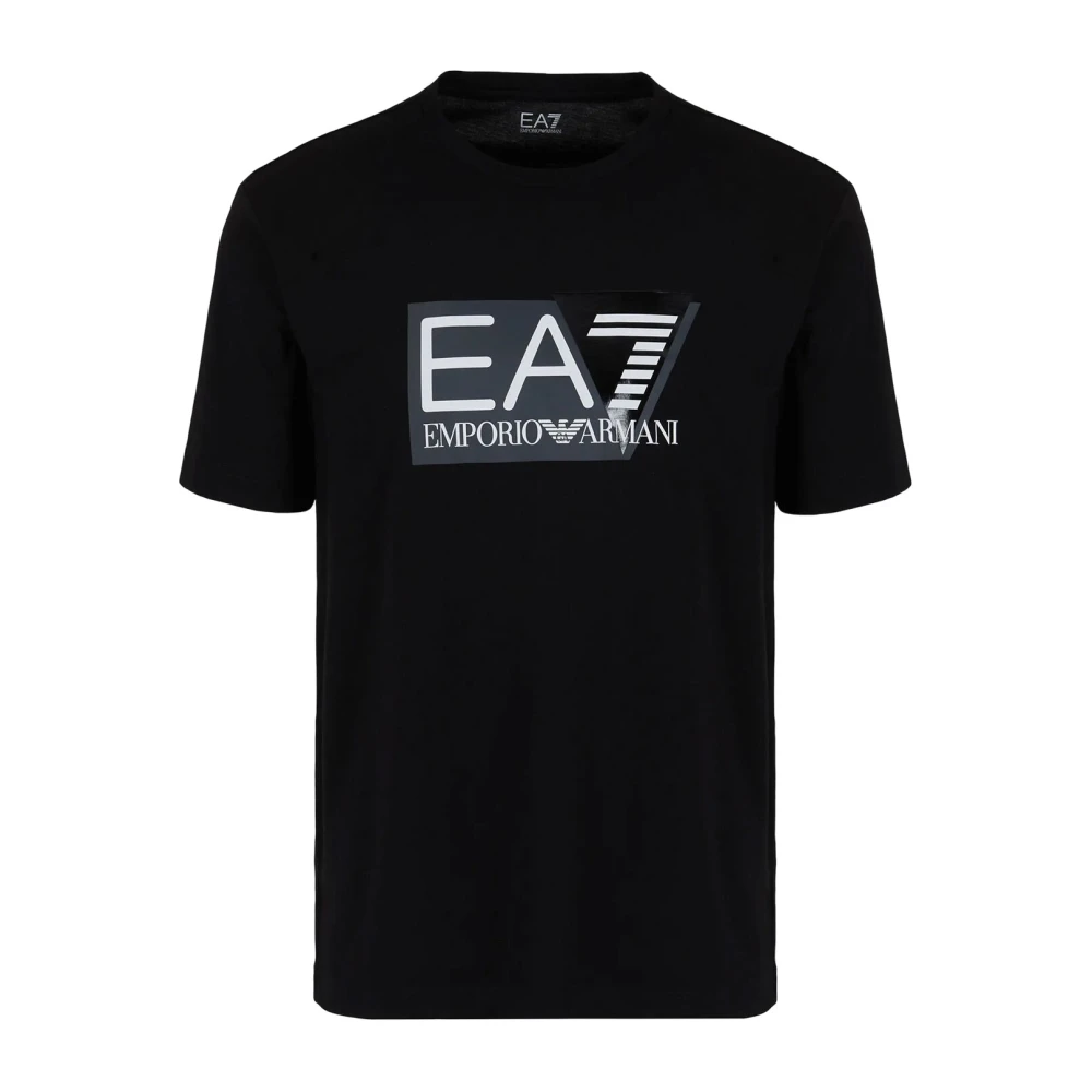 Emporio Armani EA7 Heren Casual T-shirt Black Heren