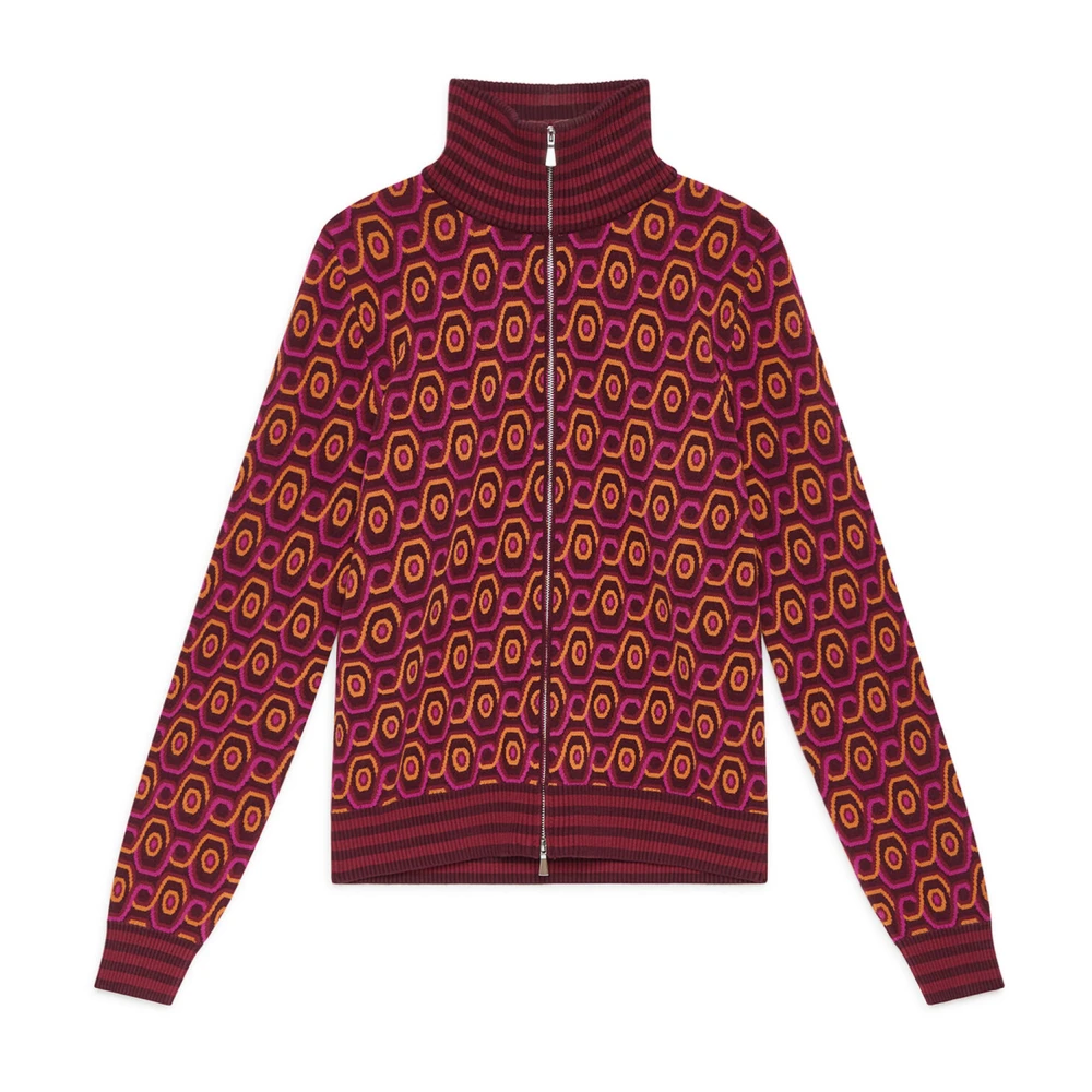 Maliparmi Donna Marrone Rolling Chain Cardigan